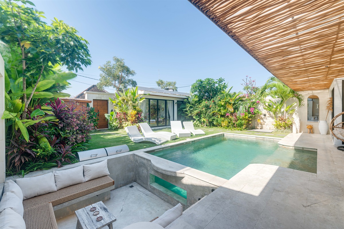 Garden with pool