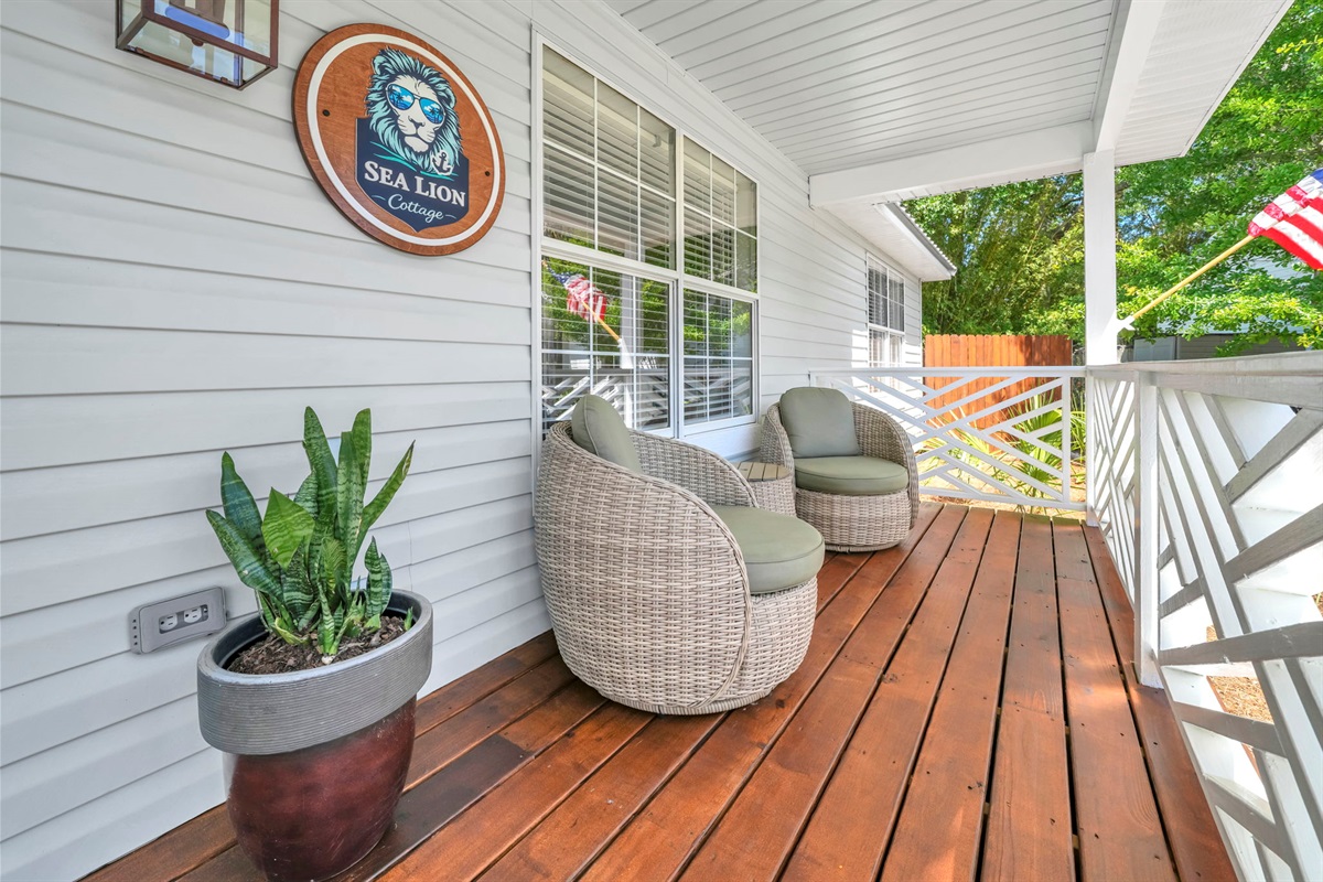 Covered porch