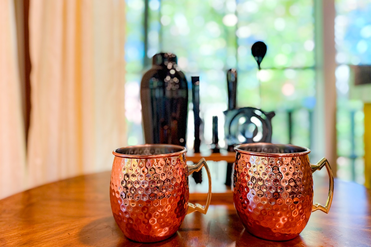 Relax - you're on mountain time! Have a cocktail or glass wine after a day of outdoor adventure!