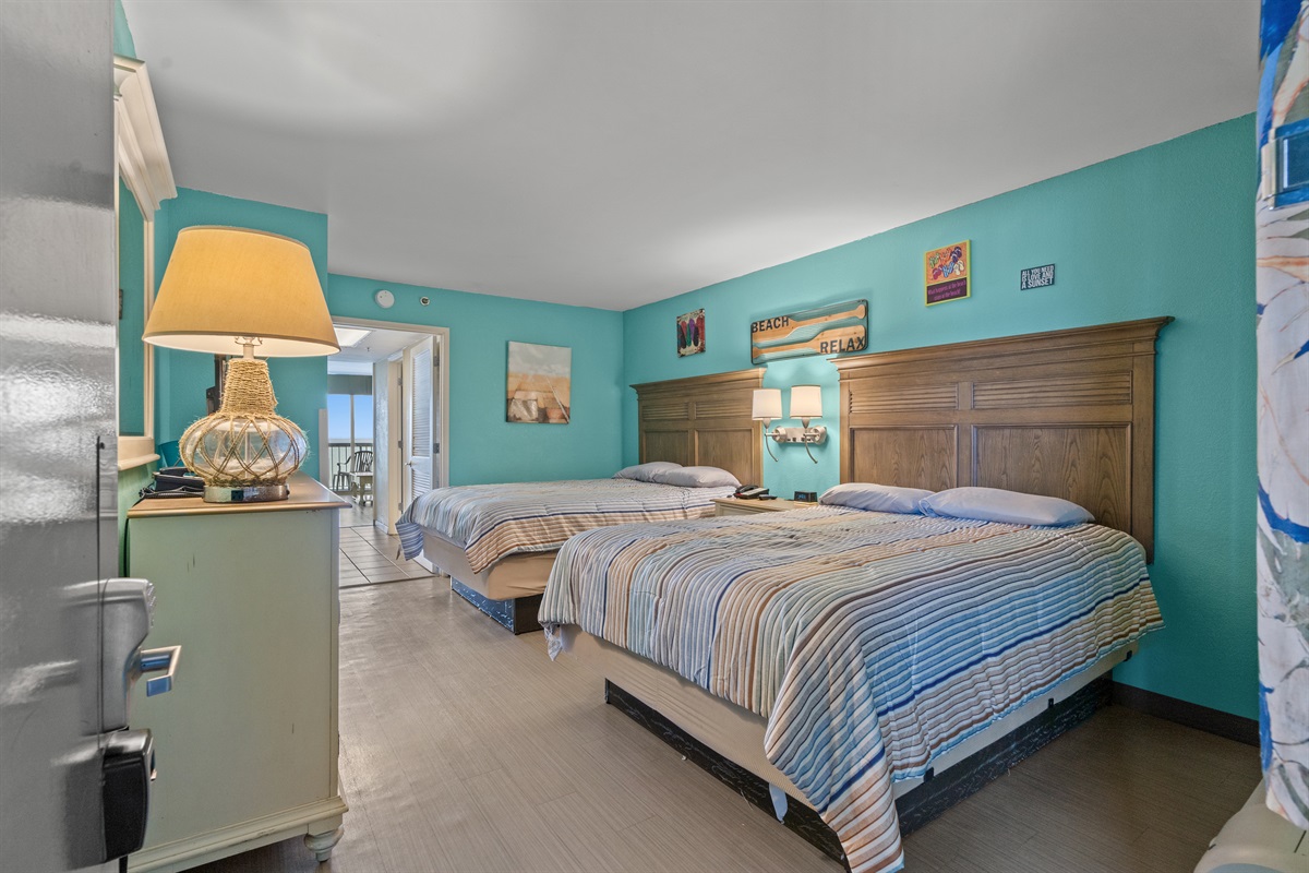 master bedroom as soon as you open the door