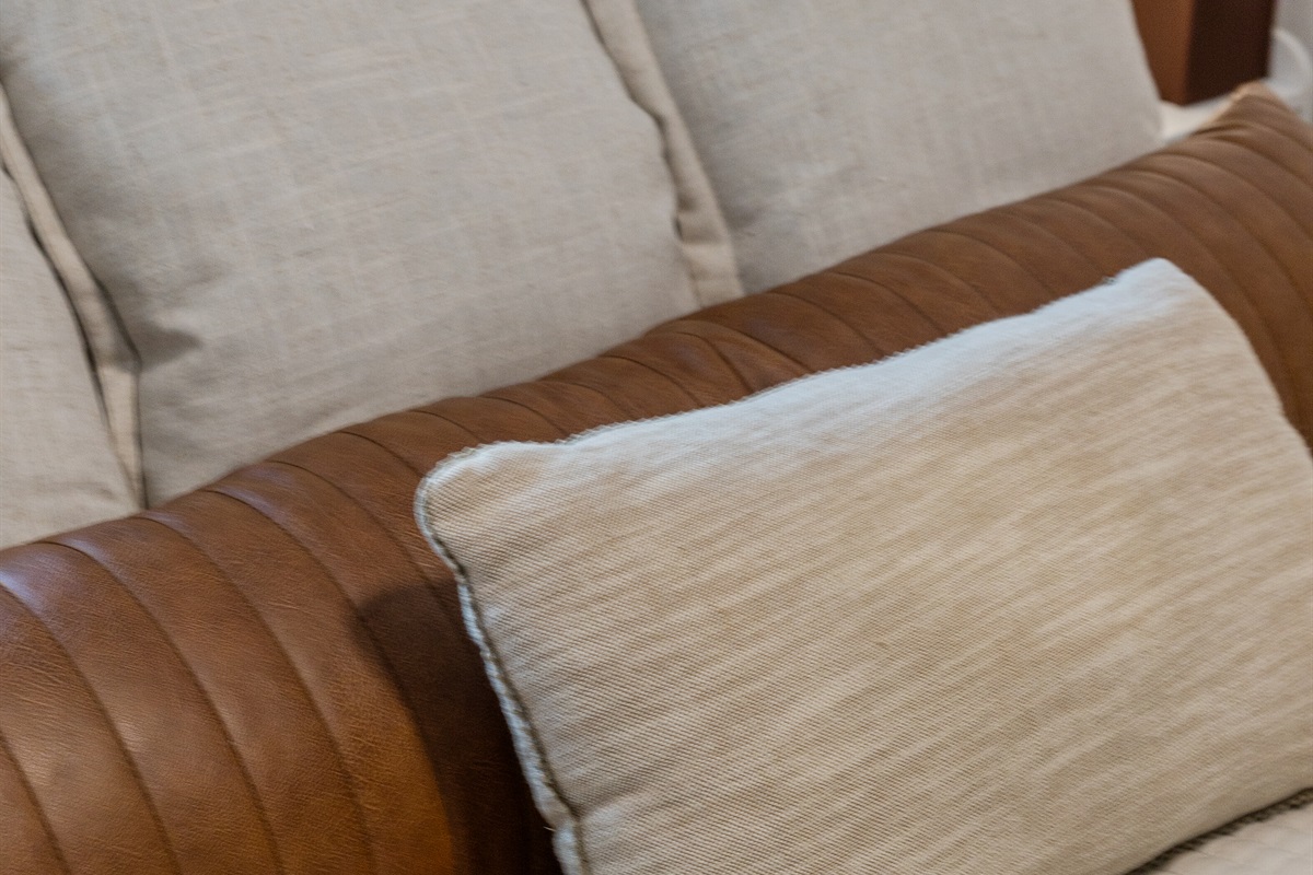 Soft pillows and cozy bedding create the perfect place to relax and recharge.