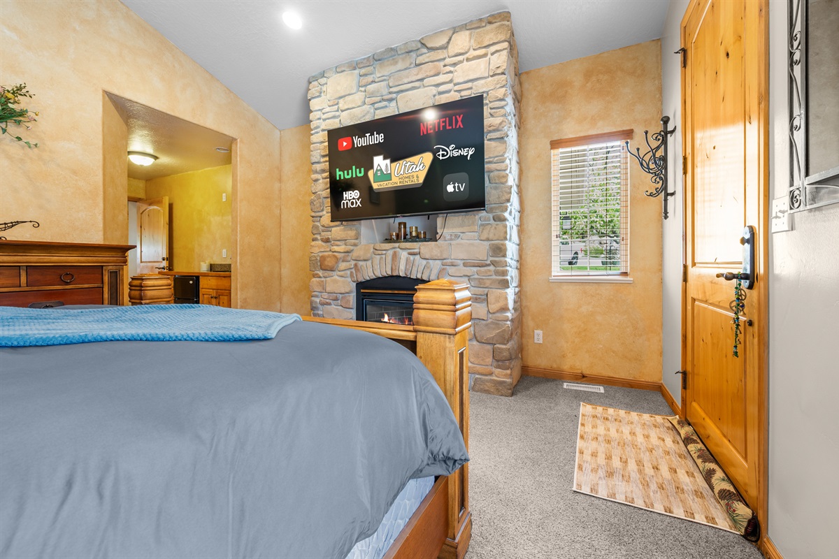 In the evenings, watch your favorite shows on TV and unwind.