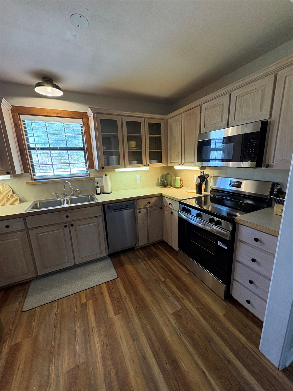 Kitchen with new appliances