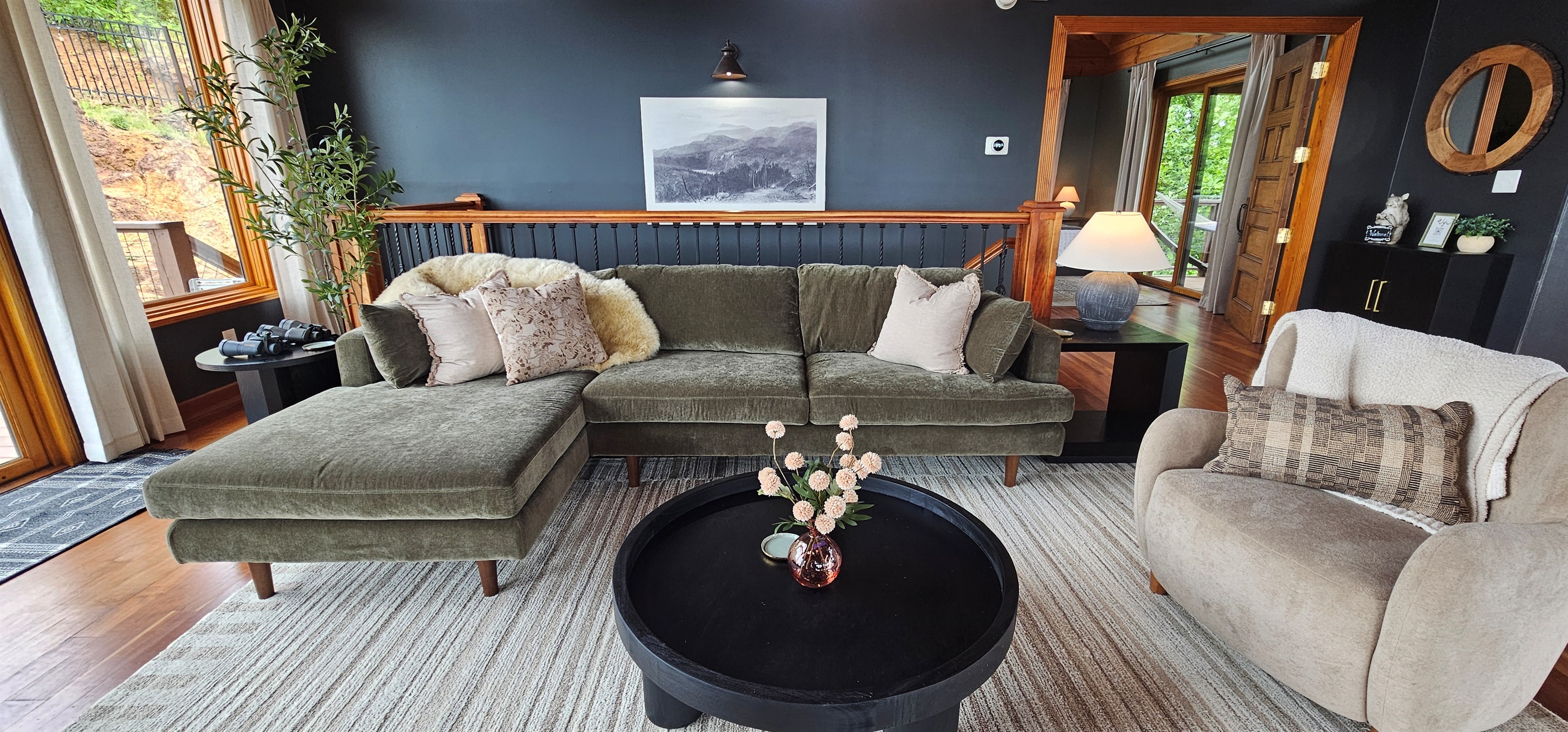 Take a seat, cozy up and enjoy the views!