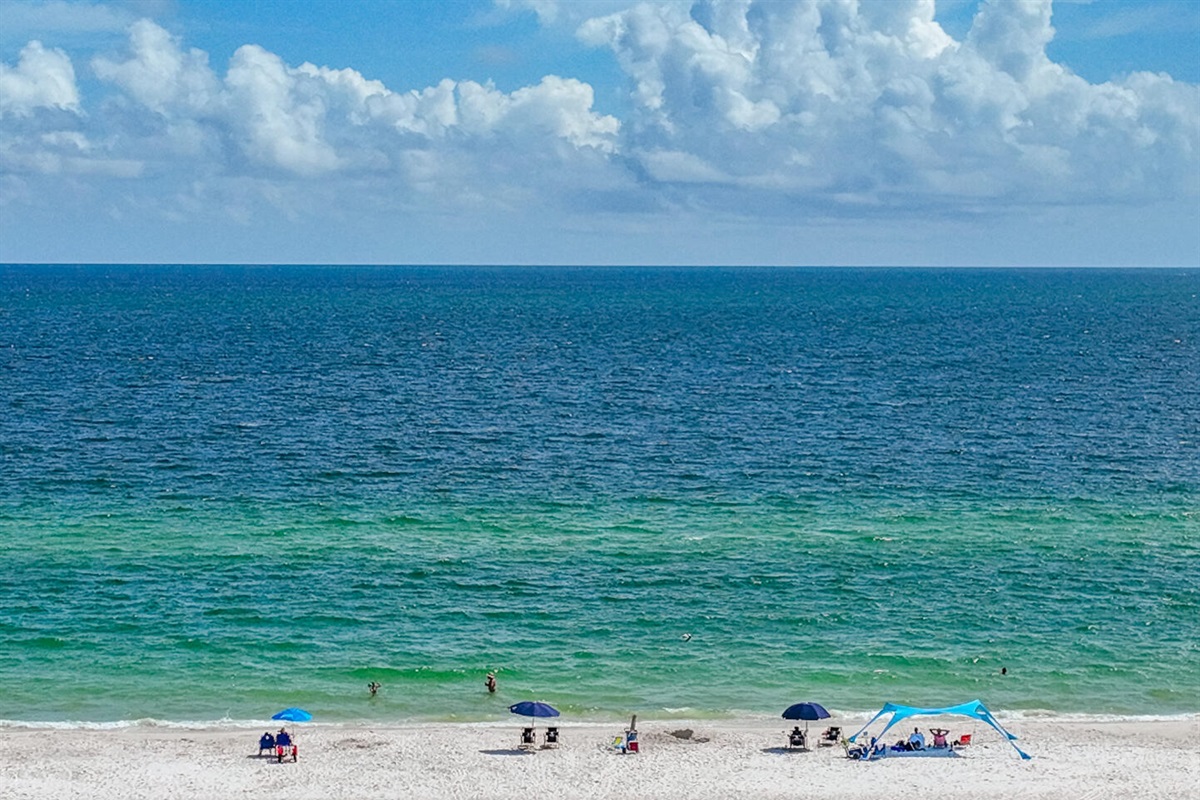 White sand, gulf water, abundance of seashells & less crowded.. Mexico Beach, FL