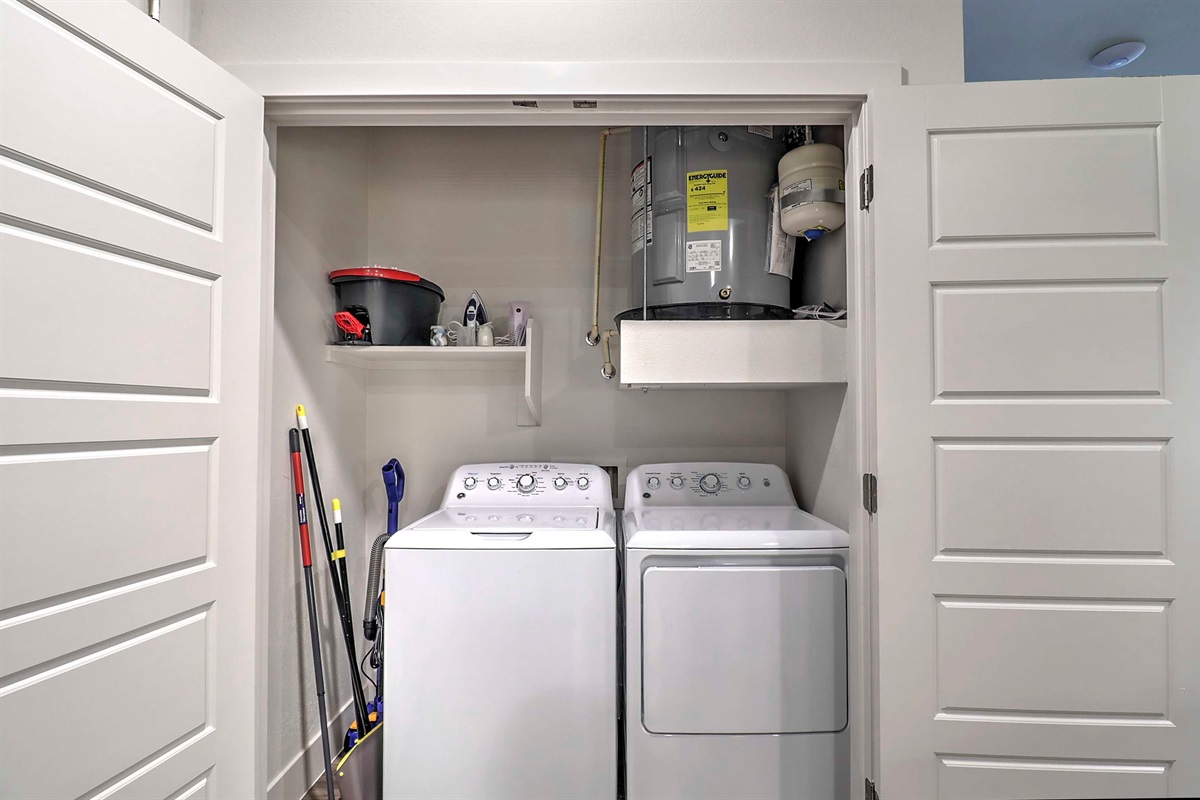 In unit washer and dryer