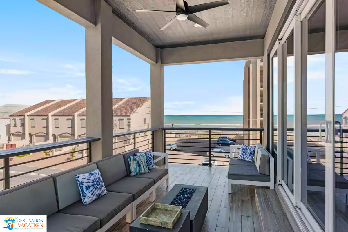 Comfortable outdoor seating makes relaxing effortless.