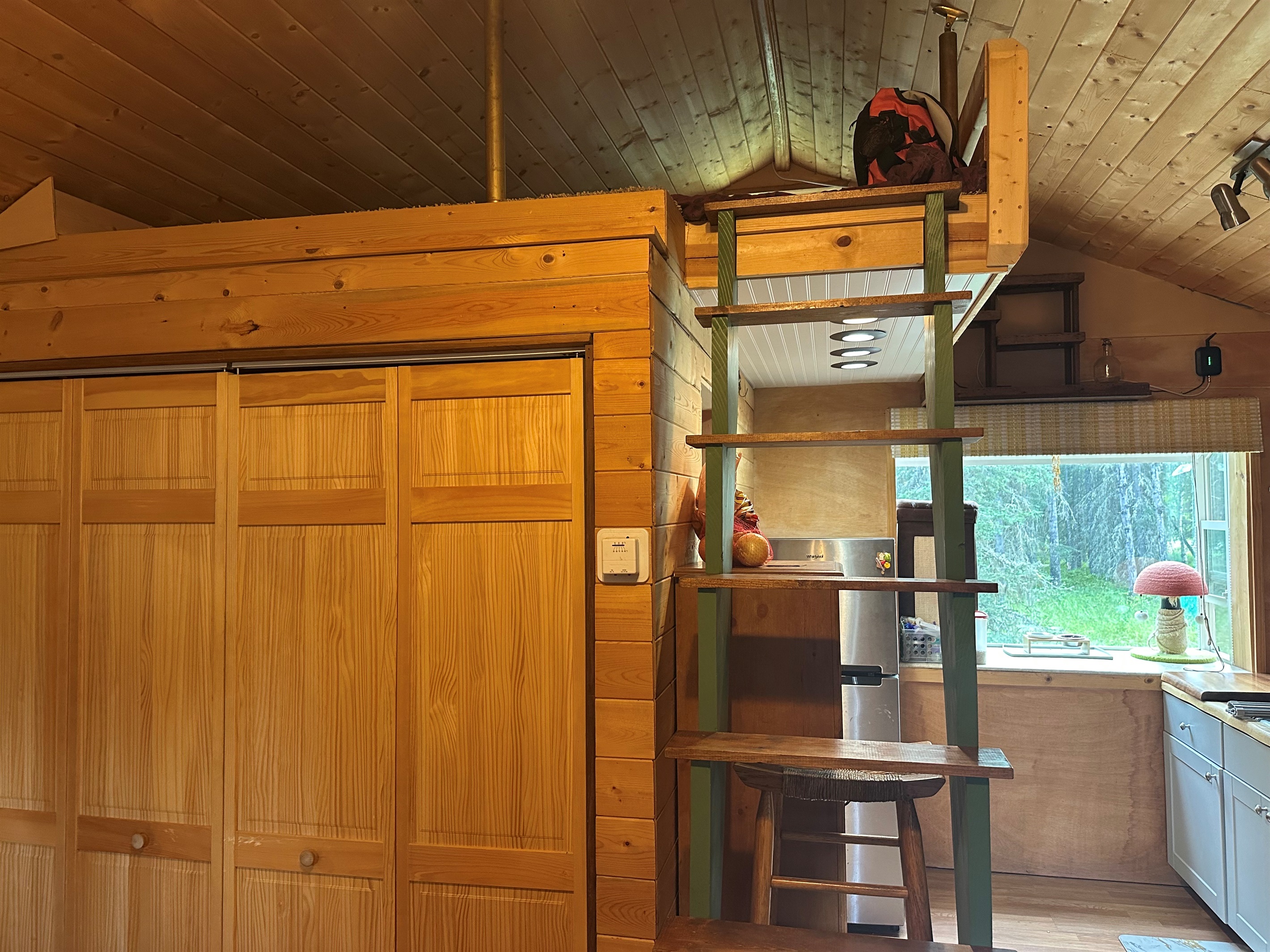 Steps to Loft / Sleeping Space