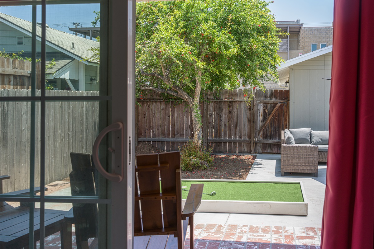 Easy access to the back patio and backyard through the back bedroom 