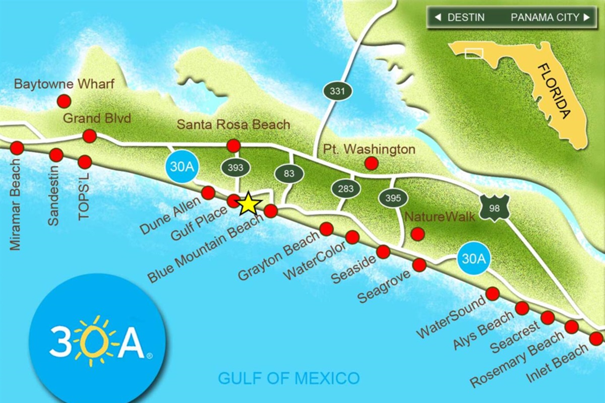 Where Hidden Lake is Located on 30A.