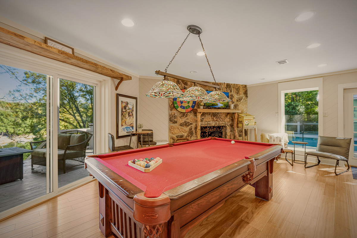 Catch-up with the family or settle some old disputes over a pool match.