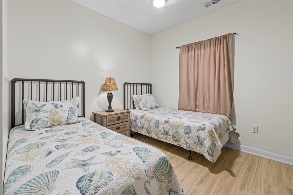 Guest Bedroom with two twin beds