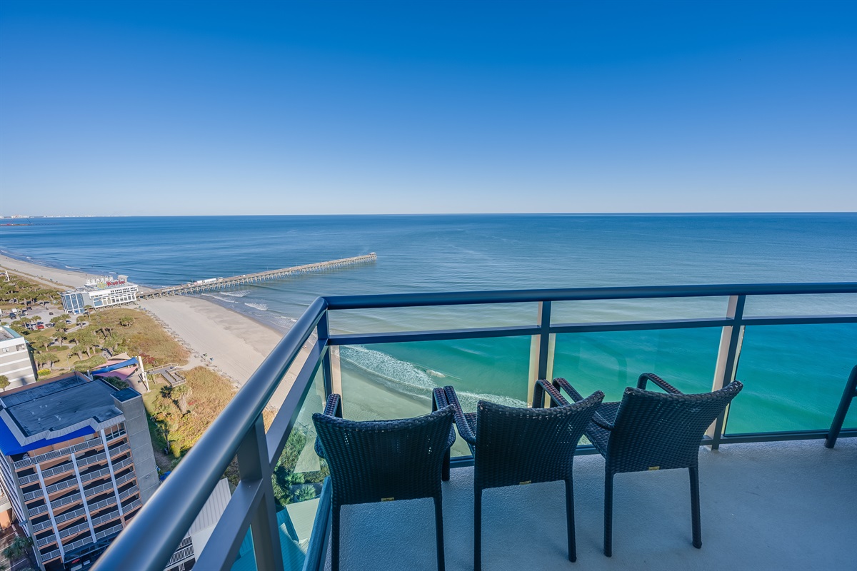 Breathtaking Views from Balcony!