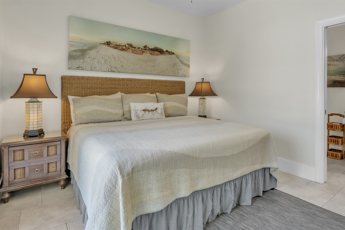 Second Master bedroom in East Wing – Holmes Beach, Anna Maria Island