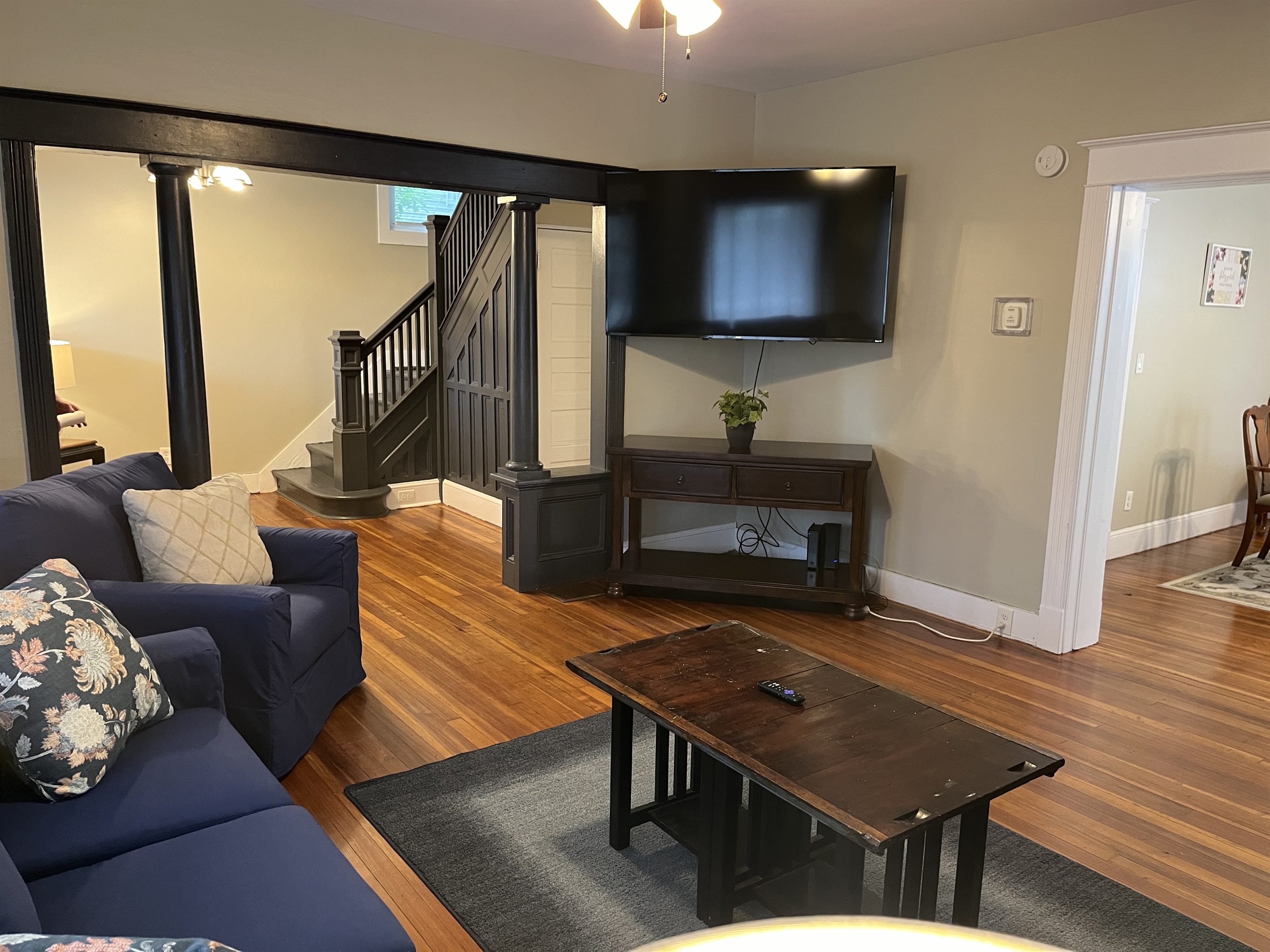 Living room into entryway