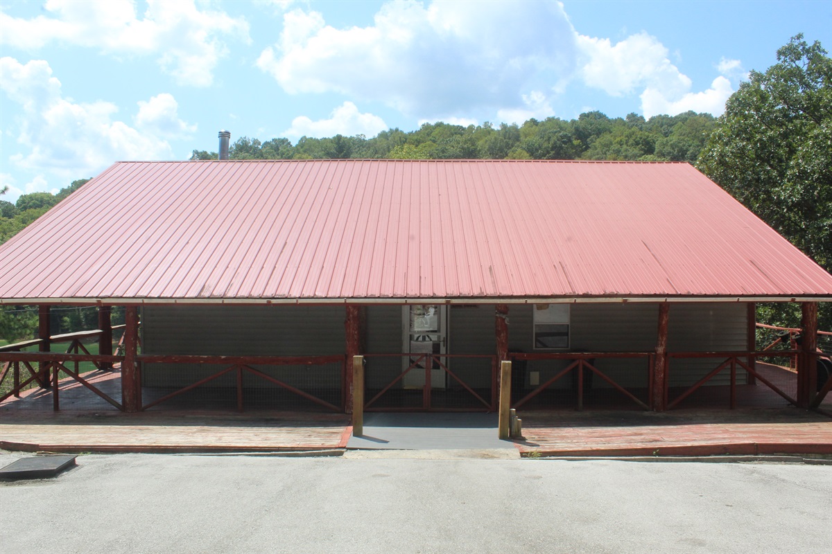 Front view of the cabin