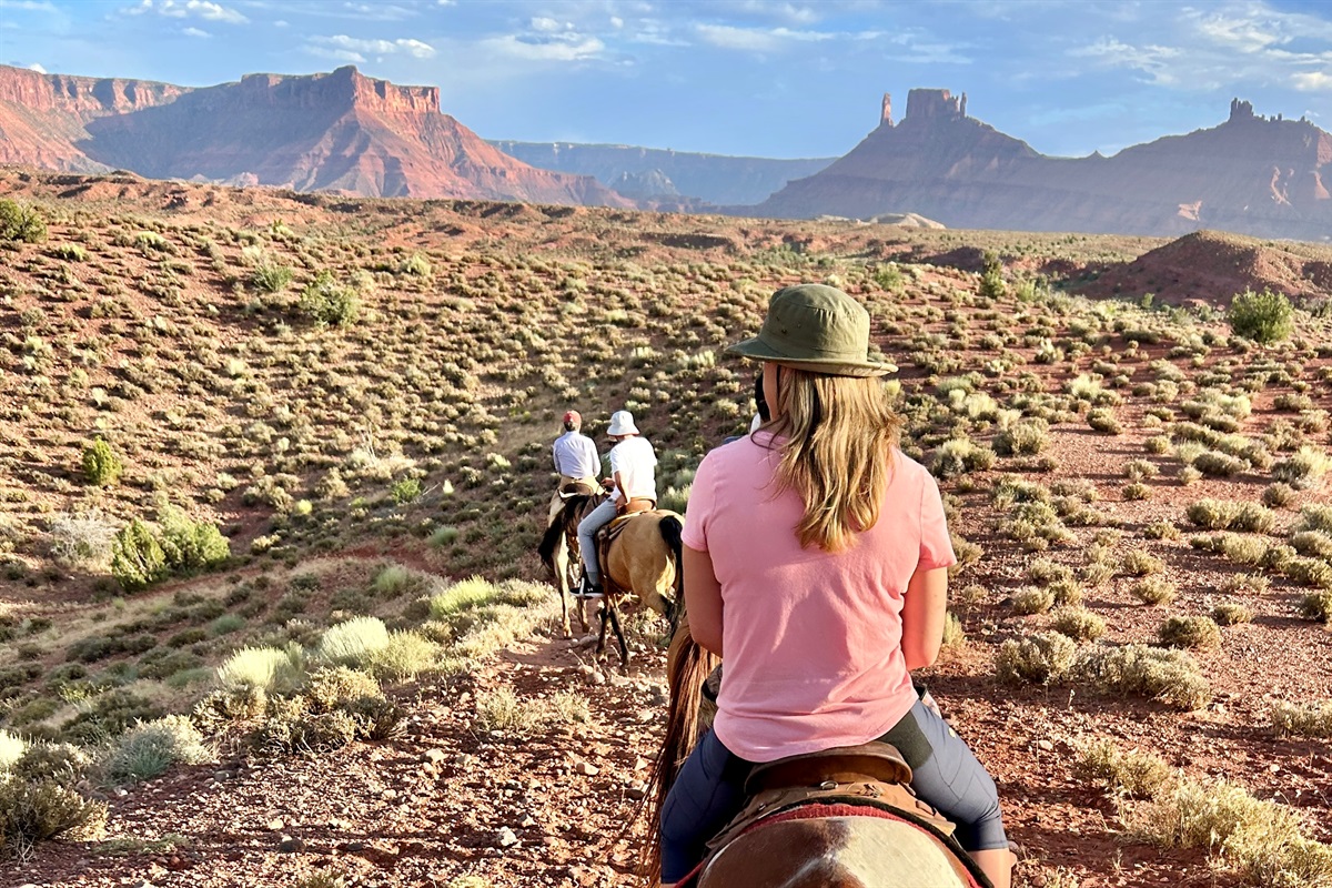Horseback Riding in Castle Valley