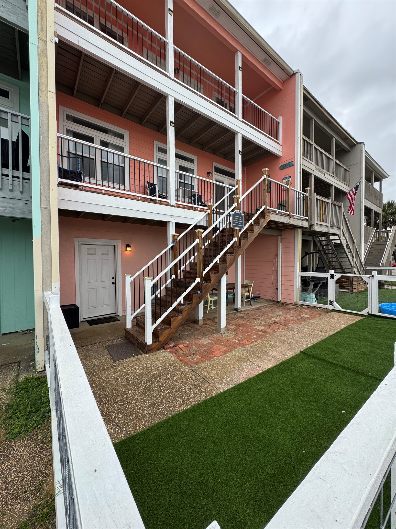 Private fenced in area