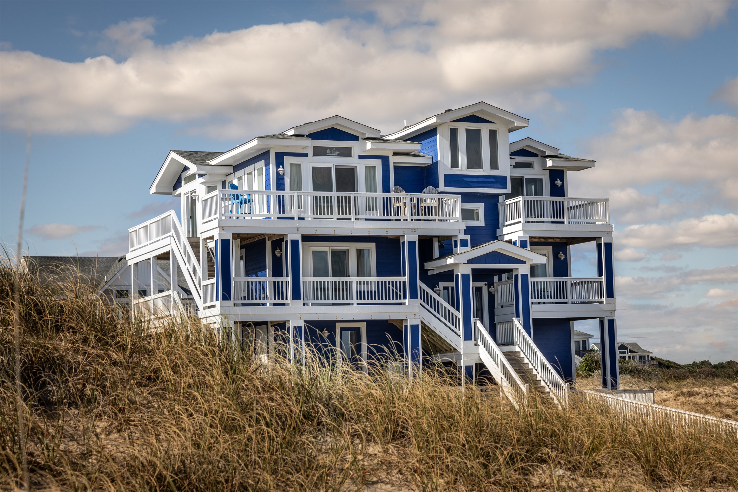 View of the front of the house