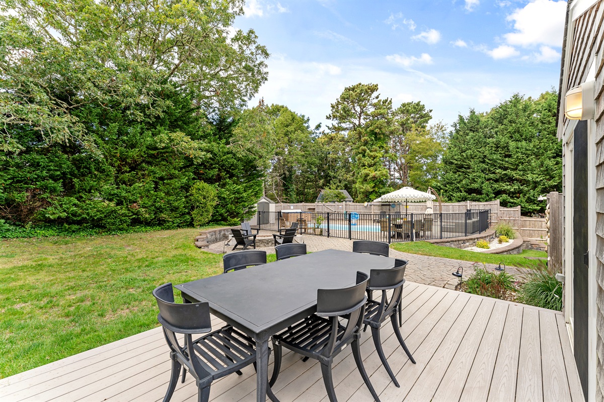 enjoy a meal while your loved ones swim!