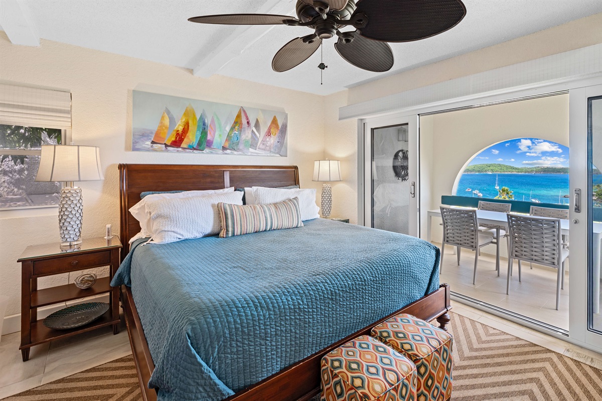 Primary bedroom with King bed