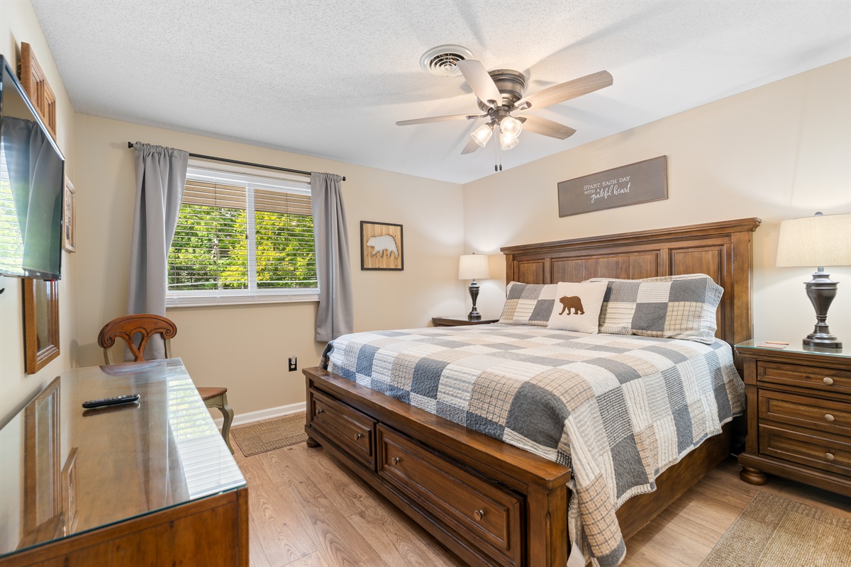 King bedroom number one!