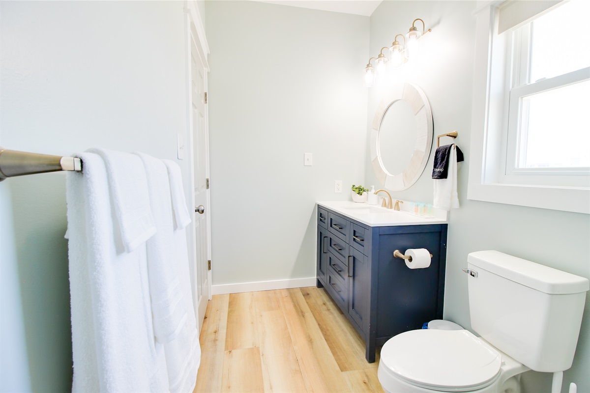 Bathroom 1 - Linens & Bath Towels Provided