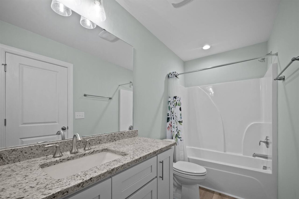 Full bathroom on third floor