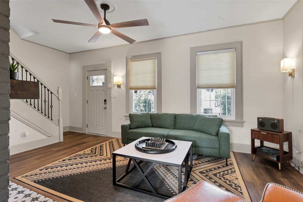 Living room - sit and relax.  Note: TV is located in dining room