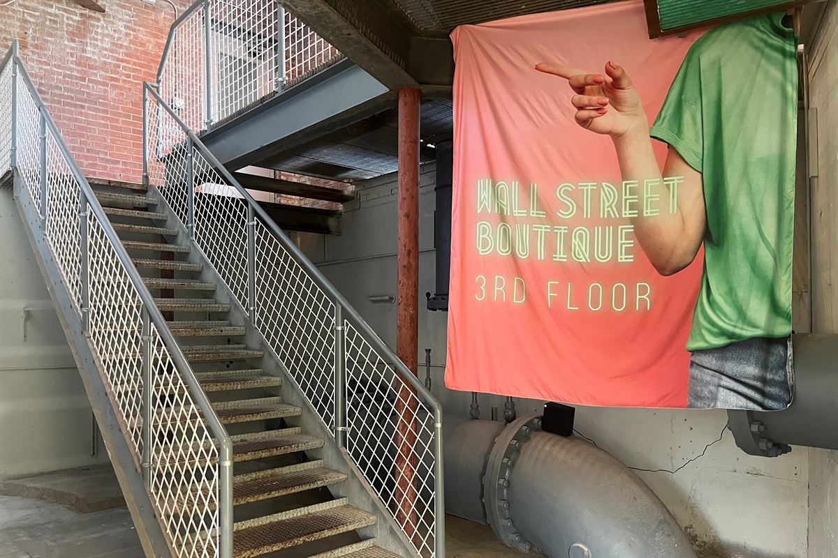 Stairway to the suites- must use, no elevator