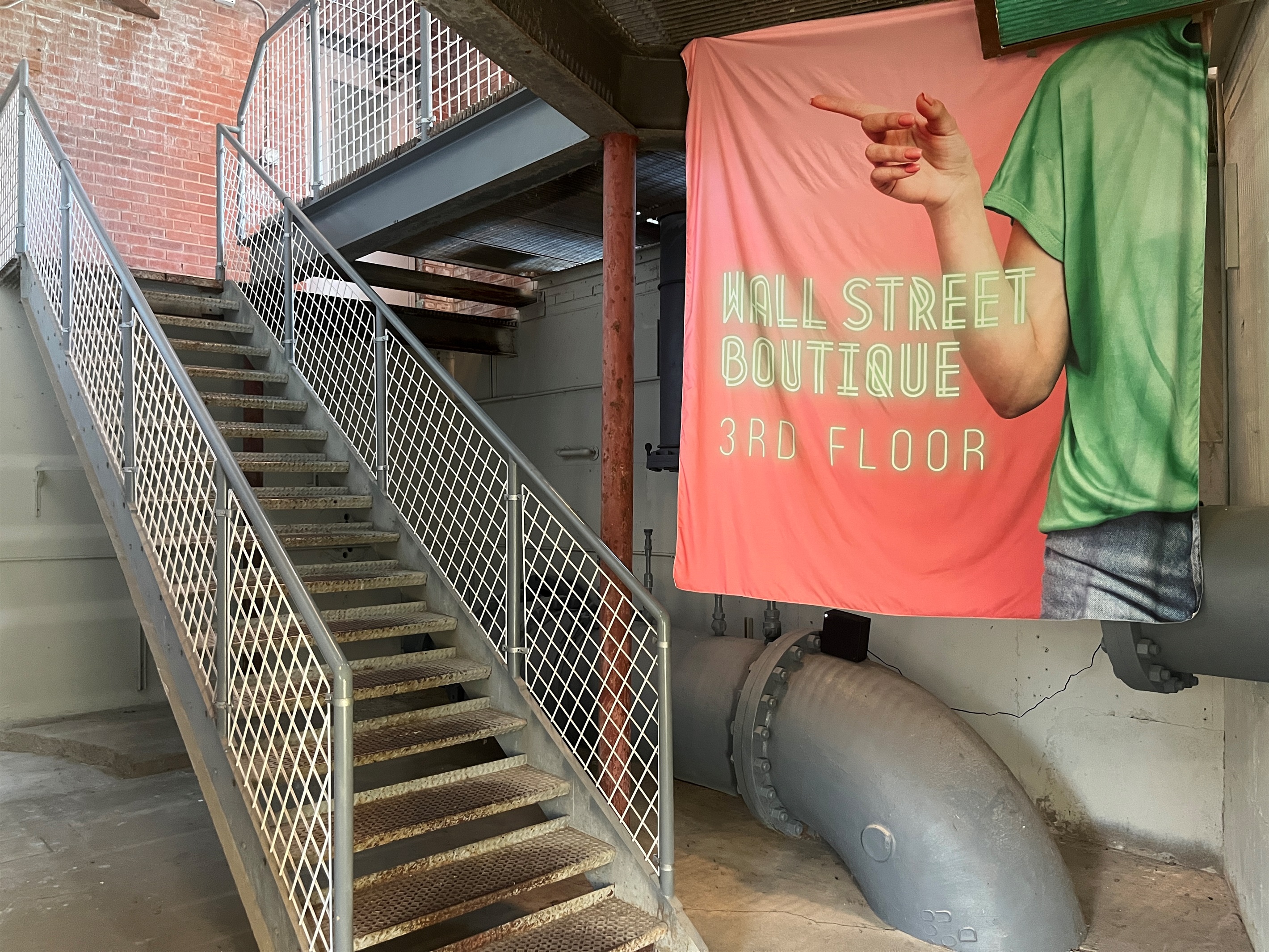 Stairway to the suites- must use, no elevator