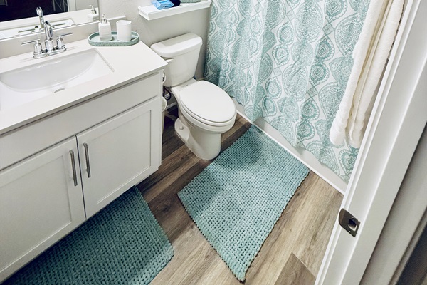 Secondary full bathroom