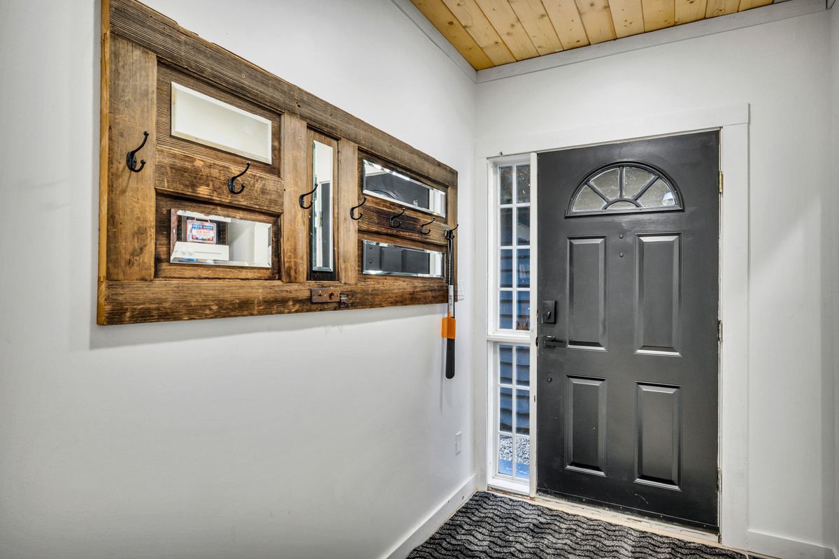 A warm, welcoming entry gives you space to settle in, hang up your things, and feel at home from the moment you arrive.