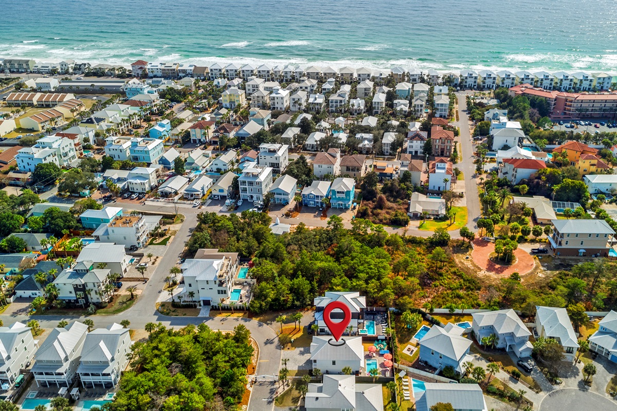 Location matters. Just minutes from the white sand beaches and turquoise waters of the Emerald Coast.