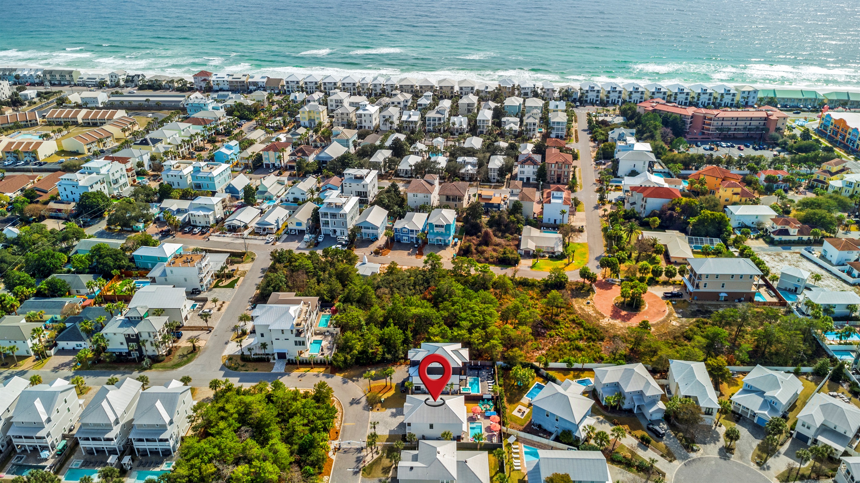 Location matters. Just minutes from the white sand beaches and turquoise waters of the Emerald Coast.