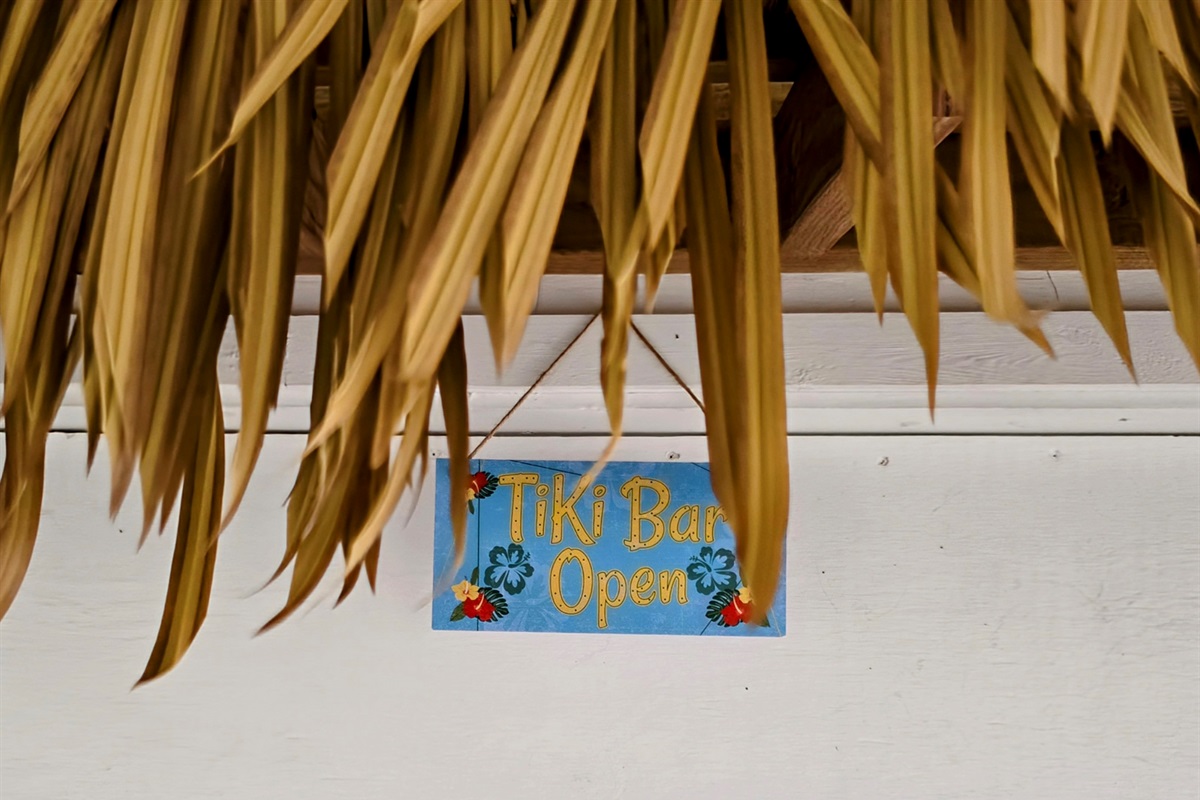 Tiki Bar Open!
