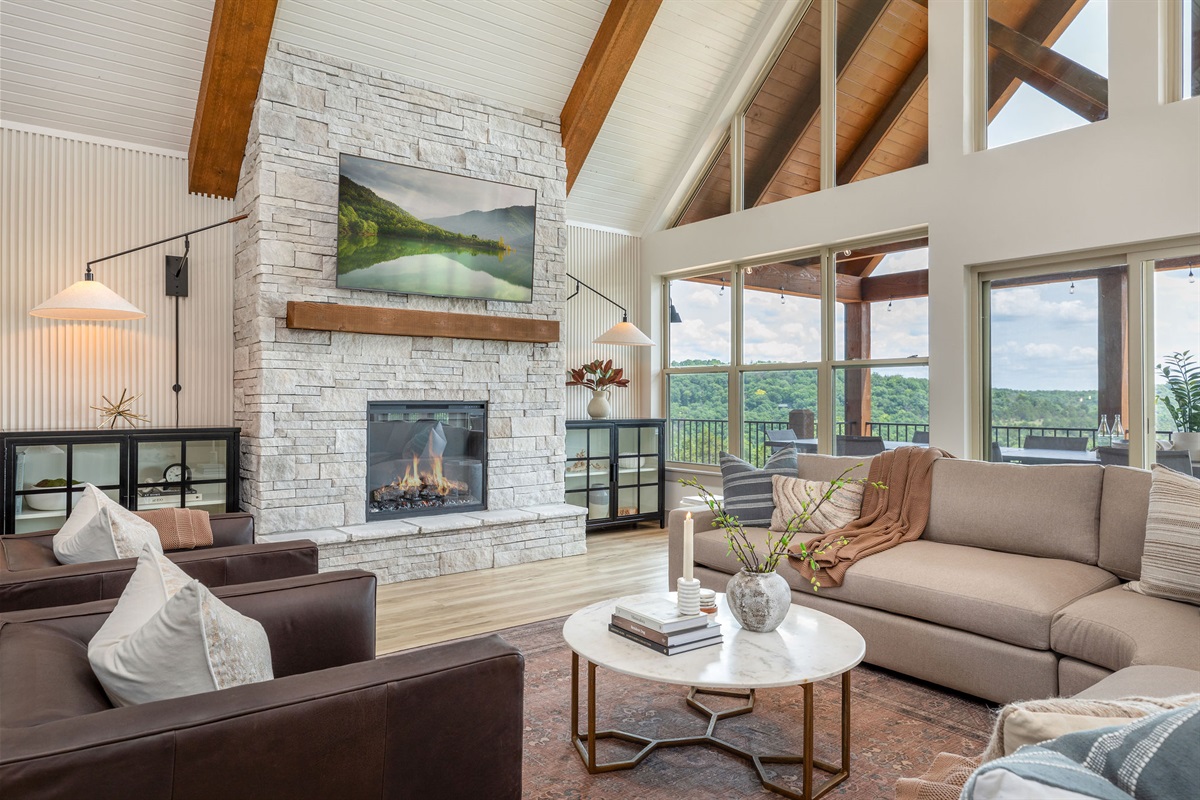 Relax in the living room with everyone!