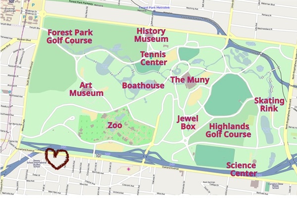 Parkside Getaway "hearted". 11 minute walk to Zoo entrance!
