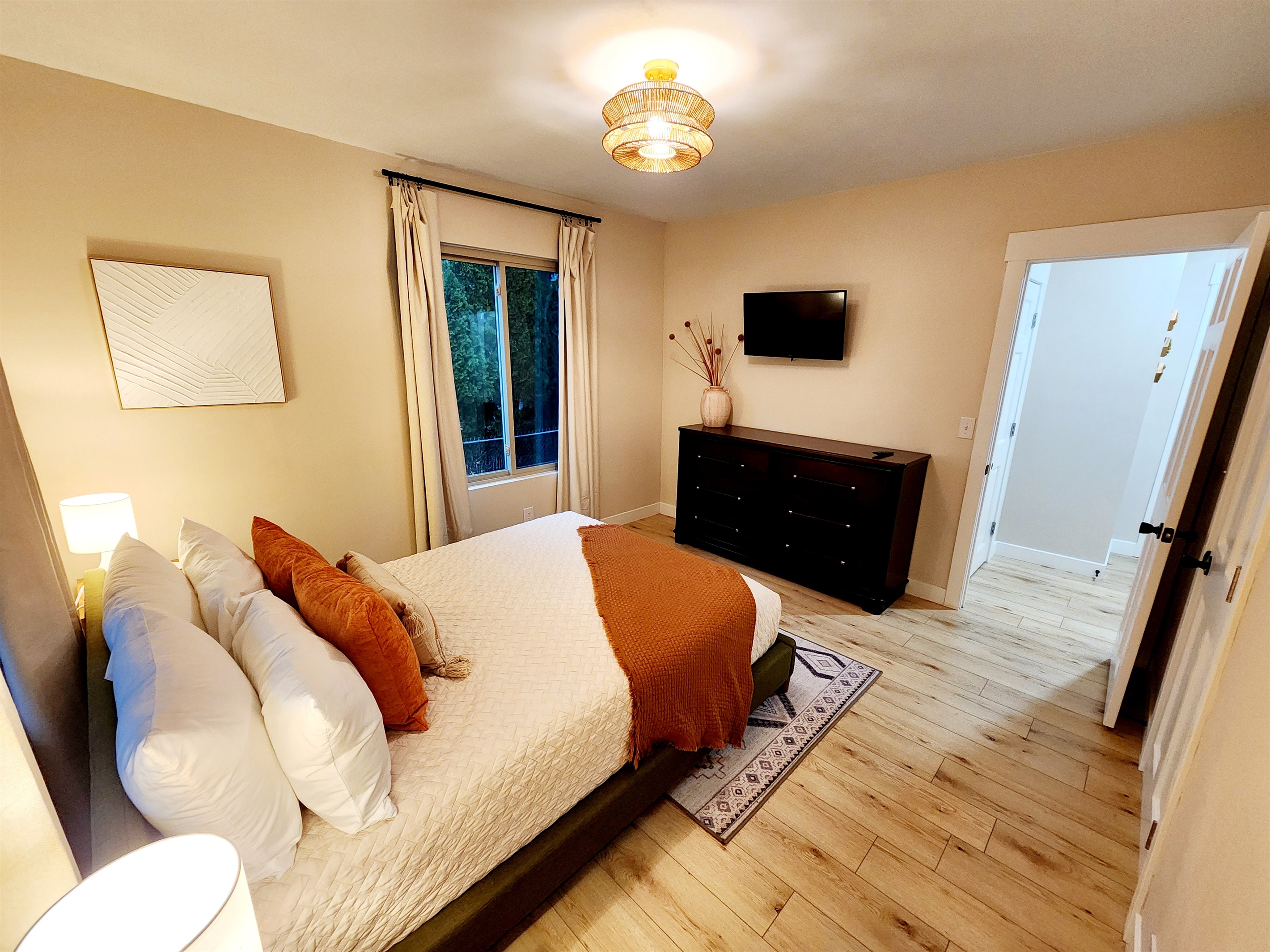 All bedrooms included a smart tv to watch your favorite TV show while laying in bed.