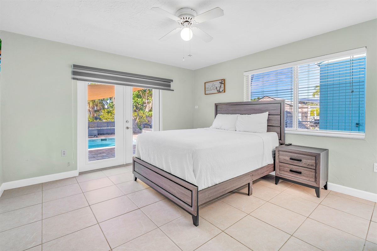 The fourth bedroom is another king size with an ensuite bathroom.