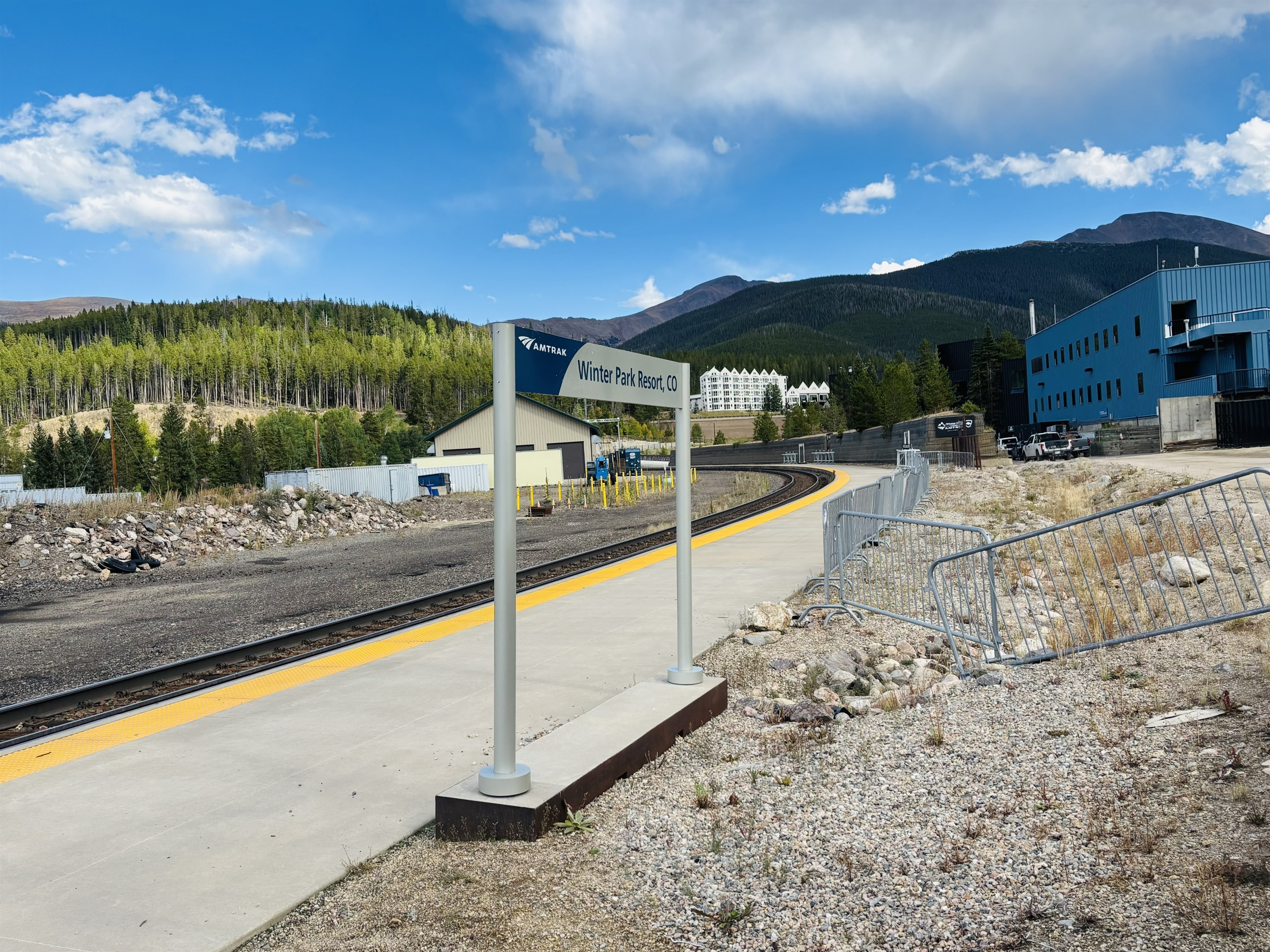 Amtrak Train conveniently located within walking distance