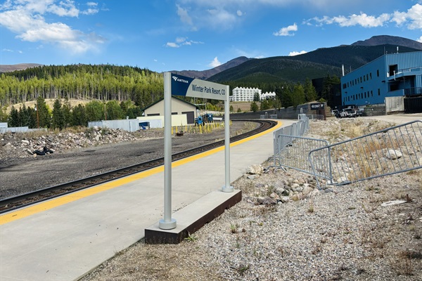 Amtrak Train conveniently located within walking distance