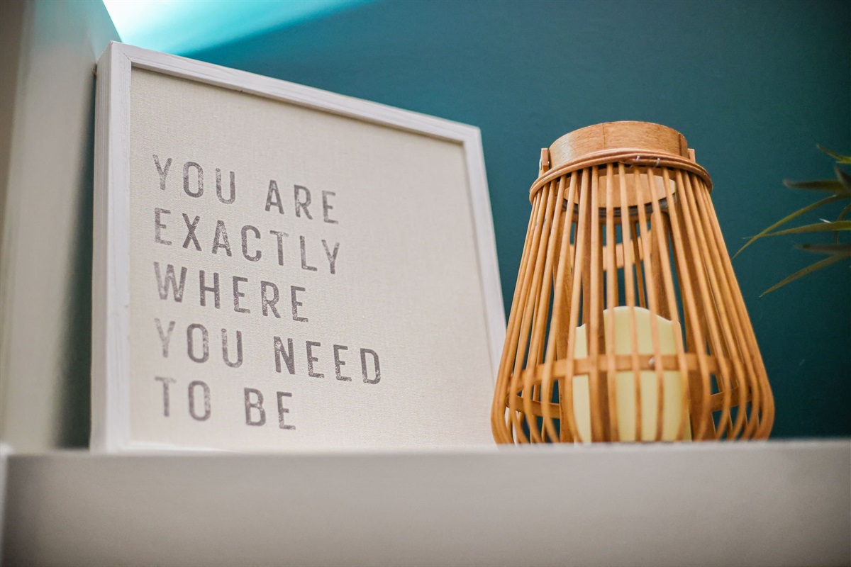 Carefully chosen décor and finishes create a warm, welcoming vibe in every corner.
