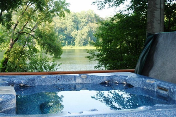 Professionally serviced Hot Tub. Pristine. Filled only with mineral water.