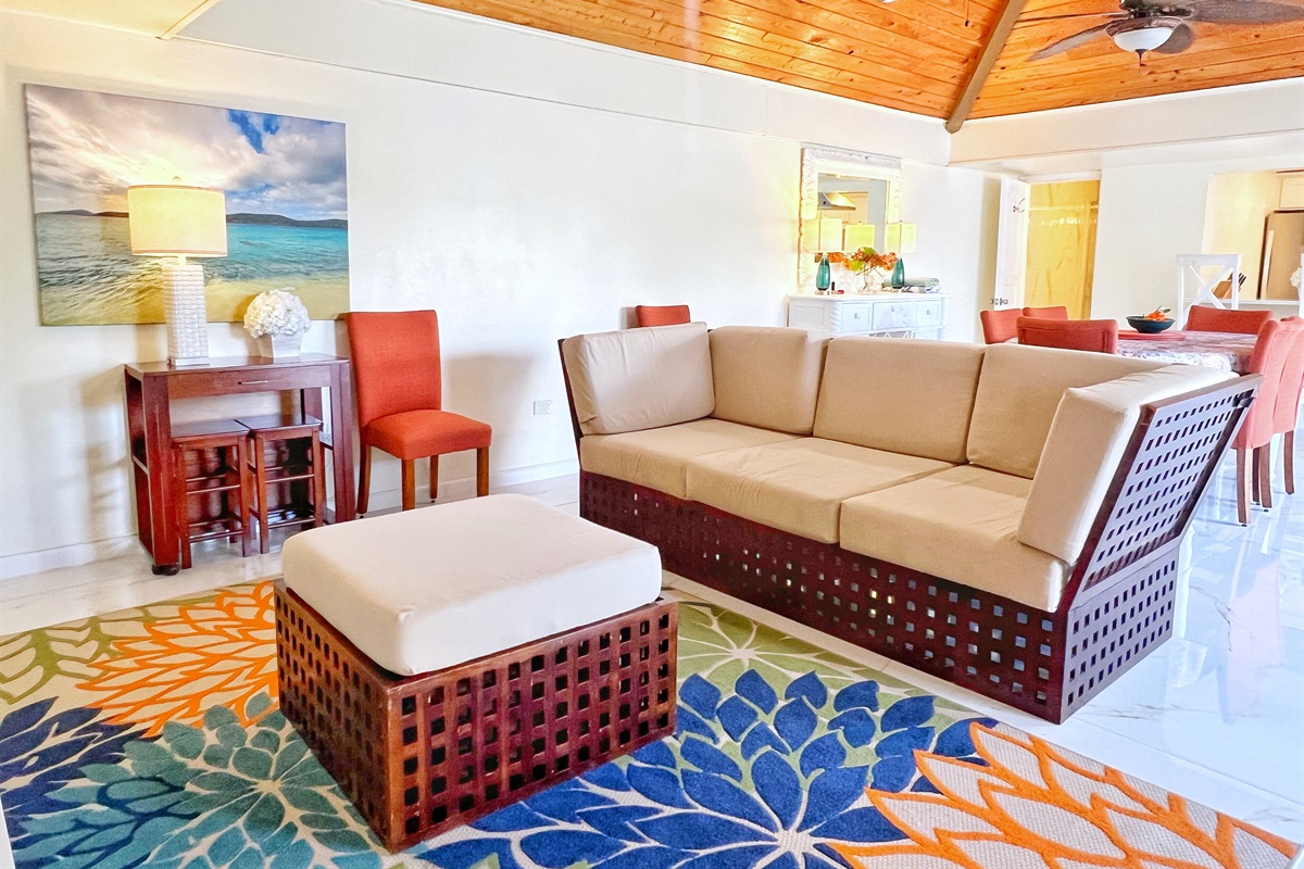 Gather, lounge, and make yourself at home&mdash;this inviting space is made for comfort.