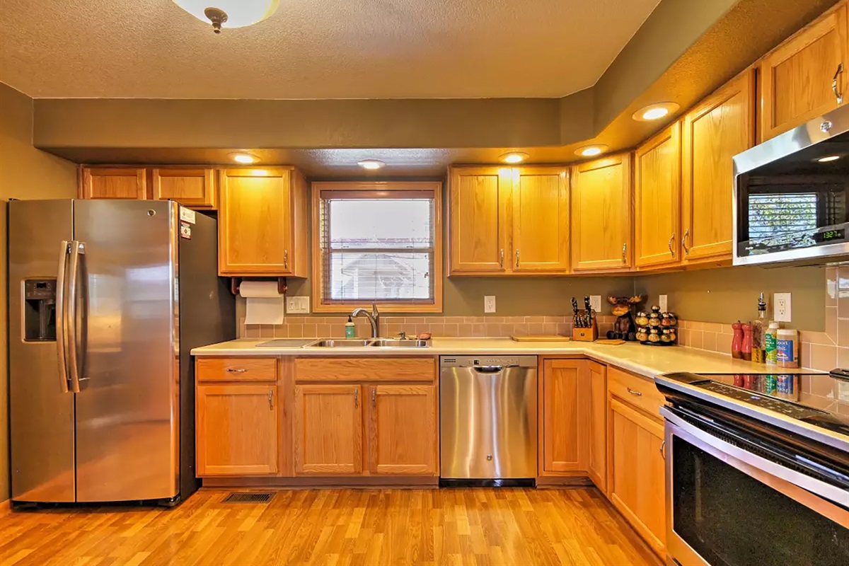 Well stocked kitchen