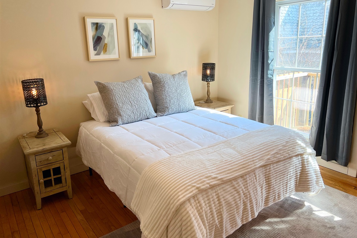 Primary Bedroom - Queen - Mini Split Heat/AC