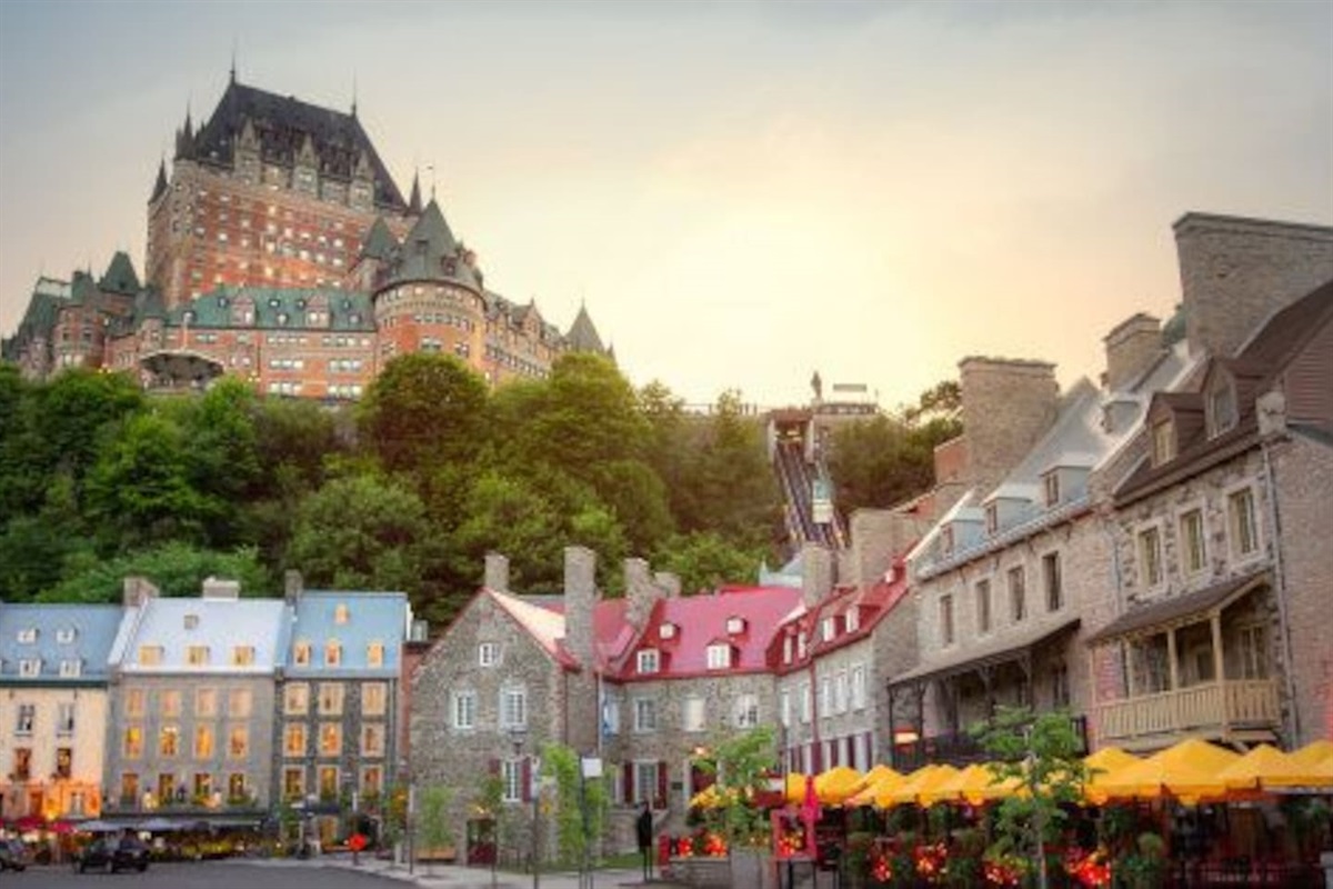 Magnifique vue du splendide Château Frontenac !