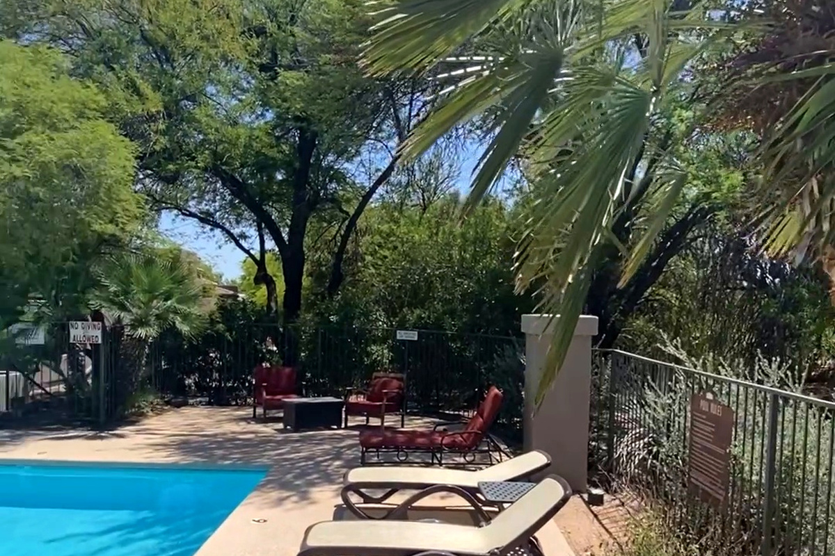 Relax and retreat on these comfy lounge chairs.  Perfect for tucking in for the day reading a good book!