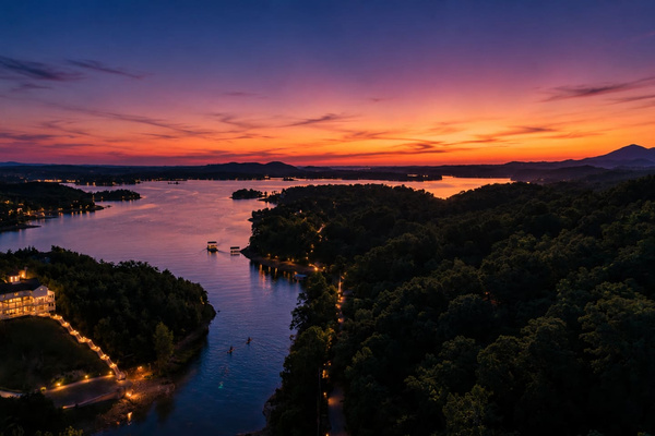 Sunset Over Douglas Lake, Minutes Away